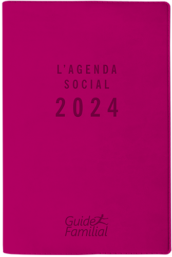 L'Agenda Social Relié 2024 - Rose Framboise : L'Ouvrage - Action Sociale -  ESF Éditeur - Publication d'ouvrages de référence